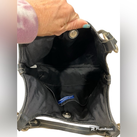 Burberry Blue Plaid Shoulder Bag w/COA - Picture 9 of 11